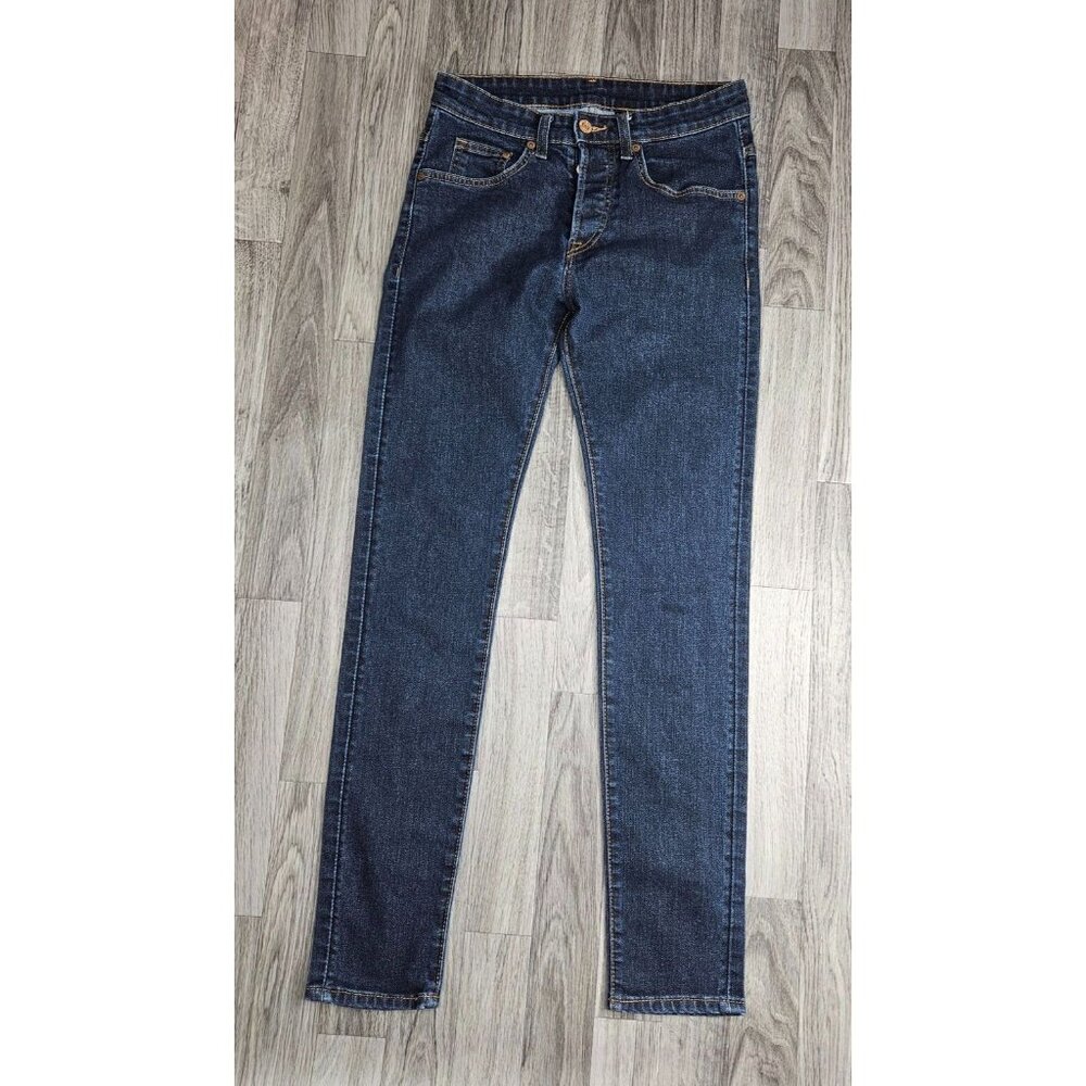 (3/$35) &Denim Womens Size 28 Skinny Button‎ Fly Denim Blue Jeans